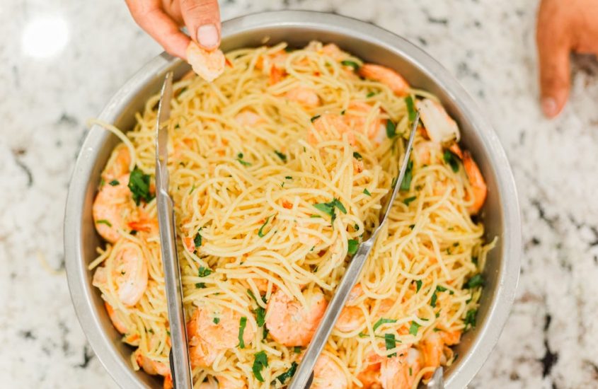 Shrimp Bacon Carbonara Pasta - Quick Dinner Recipe